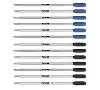 Recambio para bolígrafo 8513 compatible con Cross Pen 6 x Blue INK + 6 x BLACK INK + 1 x RED INK CR 6 x BLUE INK + 6 x BLACK INK + 1 x Red INK