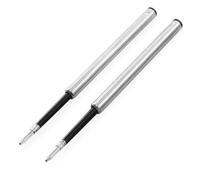 Recambio para bolígrafo Zebra F-Refill, 1,0 mm, color negro, 2 paquetes de 2 unidades, 85412 de Expandz