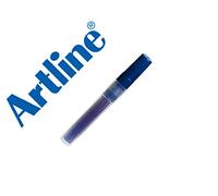Recambio rotulador artline ek-63r clix fluorescente azul