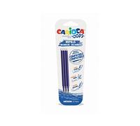 Carioca Recambio bolígrafo borrable Oops Azul Pack x3