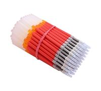 Recambios de bolígrafo de Gel, 50 Uds, 0, 5mm, tintas negra / / roja, repuesto reemplazable, suministros escolares y de oficina, tintas negras/azules/rojas