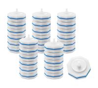 Recambios de de inodoro, 30 esponjas para, papel higiénico, cabezales de esponja reutilizables para cepillo de inodoro, suministros de limpieza para baño, kit de inicio de recambio de