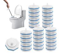 Recambios de Inodoro - 30 piezas de recambio de papel higiénico | Cabezales de exfoliante para inodoro, accesorios de limpieza de baño, reemplazos de cepillos