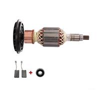 Recambios del ancla del para rotor de la armadura para el martillo de la demolición de para Bosch GBH11DE GSH11E, longitud 208m m, incluye anclaje del para rotor, cepillo de carbono, cojinete