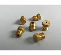 RECAMBIOS DREYMA Inyectores Gas Butano 6 UND Rosca M8 x 1.0 Chicles 0.5 0.7 0.87 1.02 mm Compatible con Fagor Teka Conversión Precisa Placa Cocina Instalación Segura lta GLP