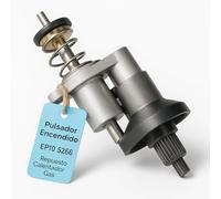 RECAMBIOS DREYMA Pulsador Encendido Calentador Cointra 10L 5L EP10 E10P E10PBP EM10 M5 L5 CL5 H10 Código 5266 V5266 Repuesto Original no viene con la junta de estanqueidad Compatible Con Tapa Frontal