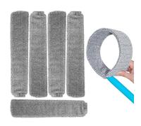 Recambios Para Plumero,6 Paños De Microfibra Repuestos Para Escoba De Polvo,Accesorios de Limpieza Reutilizables Lavables para Cocina Sala Apartamento | para Salón Cocina Dormitorio Apartamento Debajo