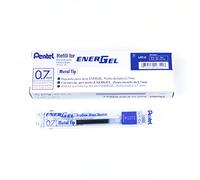 Recambios Pentel EnerGel LR7 para bolígrafos de gel de 0,7 mm, color azul (12 unidades)
