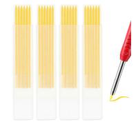 Recarga de Lápiz de Carpintero de 24 Piezas de 2,8 mm Recarga HB de Larga Duración para Lápices de Construcción Reemplazos Marcador de Carpintero Grafito Carpintería Cables de Lápiz(Yellow)