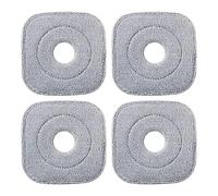 Recarga para - Almohadilla Para La Cabeza Del, Recambios De Microfibra De 4 Piezas, Almohadillas Para Limpieza De Fregonas | Exfoliante Con Cepillo Cuadrado | Alta Absorción De Agua | Apto Para Todos