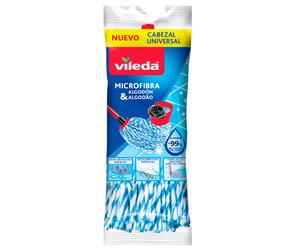 Recarga para mopa de microfibras y algodón - Vileda