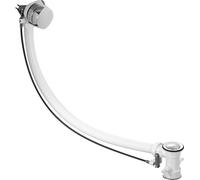 Recargo Duravit para desagüe y rebosadero Quadroval con caño de bañera, 550 mm, cromo, 791205000001000