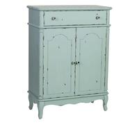 Recibidor de madera de 2 puertas y 1 cajón 80x38x110.5h cm