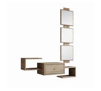 Recibidor entrada pasillo sonoma 99,5x22x145 1 cajón neo muebles bonitos