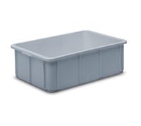 Recipiente apilable de polipropileno capacidad 20 l, L x A x H exteriores 600 x 400 x 125 mm