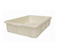 Recipiente apilable de polipropileno capacidad 20 l, L x A x H exteriores 600 x 400 x 125 mm