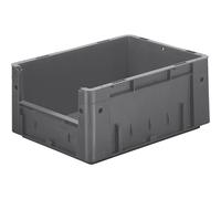 Recipiente apilable euronorma con asidero capacidad 14,5 l, L x A x H 400 x 300 x 175 mm, UE 4 unid.