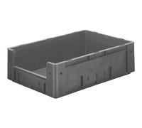 Recipiente apilable euronorma con asidero capacidad 31 l, L x A x H 600 x 400 x 175 mm, UE 2 unid.