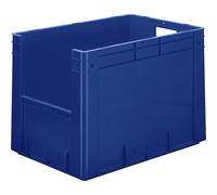 Recipiente apilable euronorma con asidero capacidad 80 l, L x A x H 600 x 400 x 420 mm, UE 2 unid.