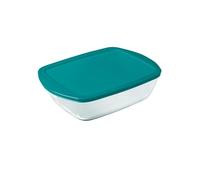 Recipiente Cook&Store PX Pyrex con tapa verde 2,5L 8x28x20 cm Transparent Cm