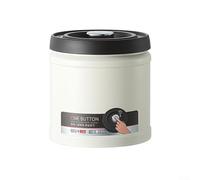 Recipiente de acero inoxidable a prueba de olores, sistema de envasado al vacío para frutos secos y cereales, recipiente de almacenamiento de 1600 ml, color plateado (blanco, 1600 ml)
