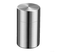 Recipiente de acero inoxidable para té, café, frutos secos, frutas secas y granos enteros con cierre hermético e interior liso (recipiente de té - pequeño)