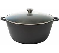 Recipiente de aluminio de 36 cm con tapa, marca Baumalu, modelo 384923
