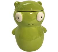 Recipiente de cerámica para galletas Kuchi Kopi, color verde, para 4 tazas, 1 unidad