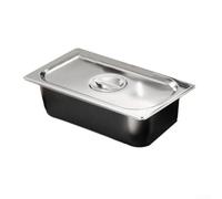Recipiente para acero Inoxidable 17x10cm Apilable Cocina Recipiente(6.5cm)