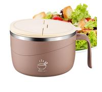 Recipiente para almuerzo - 1200 ml de acero inoxidable | de almuerzo portátil - Impermeable al aire para preparación de comidas, almacenamiento de alimentos para oficina, escuela, picnic, viajes