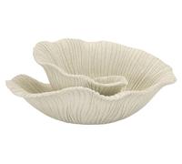 Recipiente para flores de resina, con textura, 34x29,5x13 cm, diseño "Sand", Mauro Ferretti