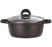 Recipiente para horno de 28 cm de aluminio fundido, apto para inducción, color