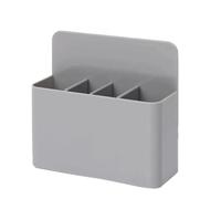 Recipiente sanitario industrial, soporte magnético para cepillo de dientes montado en la pared, organizador de higiene de secado rápido, protector de almacenamiento de polímero reforzado, con equipo