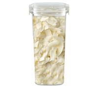 Recipientes sellados al vacío para alimentos, recipientes grandes de almacenamiento para alimentos, ahorrador de ensaladas, contenedores organizadores de refrigerador, almacenamiento de granos de café