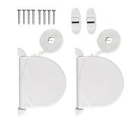 Recogedor de Persiana Abatible, CIYIN Recogedor Persiana con Cinta 14mm 5m, Viti e Guide de Cinta, Enrollador Persiana Exterior, Enrollador de Cuerda de Persiana (2 set)