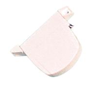 Recogedor mini abatible para persiana marfil 17 x 3 x 12 cm