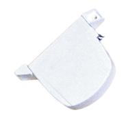 Recogedor mini blanco para persianas 17 x 3 x 12 cm