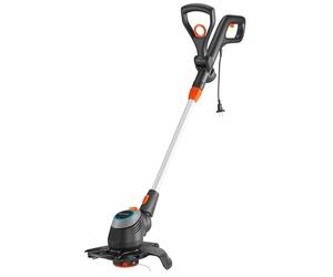 Recortadora eléctrica GARDENA PowerCut 650/28: Recortadora con diámetro de corte 280 mm, mango telescópico, empuñadura ajustable, cabezal orientable y flexible, barra de protección plegable (9874-20)