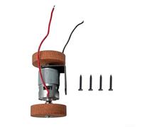 Rectificadora eléctrica tipo 755 de 21 V con motor 775 CC, 7.6 cm para mini muela abrasiva para trabajar en metal, unidad de herramienta portátil de bricolaje plateada 125 x 70 mm