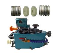 Rectificadora eléctrica, velocidad variable de 800 W, 8000 r/min, velocidad de molienda de 1-3 m/min, incluye 8 diamantes y 2 ruedas de pulido para azulejos de piedra