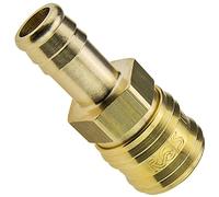 Rectus Acoplamiento de aire comprimido RQS Conector rápido de latón NW 7,2 mm (Ø 13 mm, acoplamiento con boquilla de manguera)