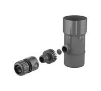Recuperador de agua de lluvia - CELLFAST - BRYZA 110 mm (63-202) - PVC - Marrón - Montaje simple y duradero