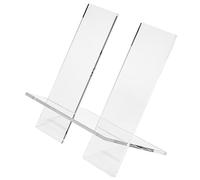 Red Co. Soporte de acrílico transparente de 3 piezas para libro de cocina y soporte de recetas para encimera de cocina