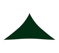 Red Cup Living vidaXL - Toldo parasol (tela Oxford, triangular, 3 x 3 x 4,24 m), color verde oscuro