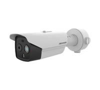 Red de cámaras de Bala ópticas y térmicas HikVision. Doble Lente con medición de Temperatura. 4 MP