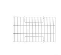 Red de parrilla resistente de acero inoxidable para barbacoa, camping, picnic, rejilla plana para filetes, camarones y verduras, 47,5 x 25,5 cm