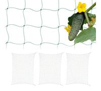 Relaxdays 4 redes plantas trepadoras 200 x 350 cm verde