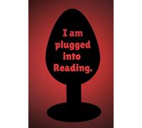 Red I Am Plugged Into Reading: Funny Lined Journal for Book Lovers, Romance Readers & BookTok Fans