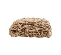 Red orgánica para enrejado de yute para plantas trepadoras, malla de soporte de jardín biodegradable con rejilla cuadrada de 5.9 pulgadas, cuerda de cáñamo resistente para entrenamiento de tomate