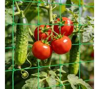 Red para Plantas Trepadoras, 1.8 x 1.8M Malla para Plantas Trepadoras, Red Enredadera Malla Entutorar Guisantes, Red de Enrejado Jardin, Red de Jardin para Pepino, Tomates, Flores, Verduras, Frutas